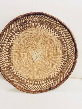 One of a Kind! NEW Woven Basket. Made by Binga people of Zambia Zimbabwe Africa